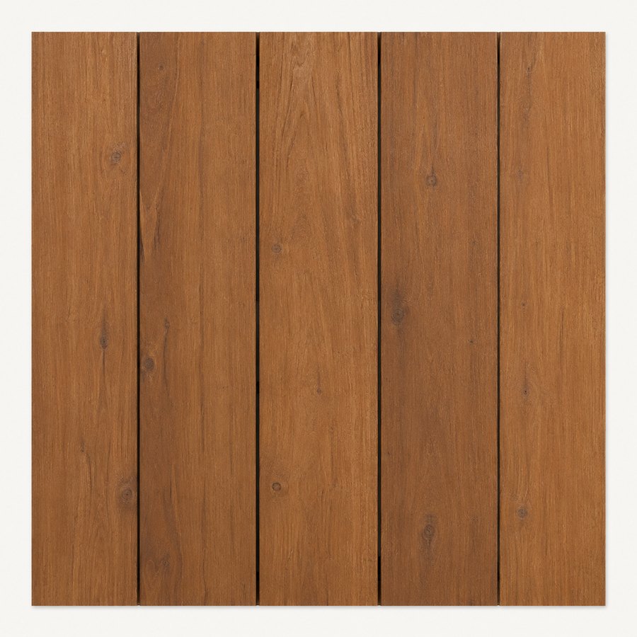 Warm timber deck sample.