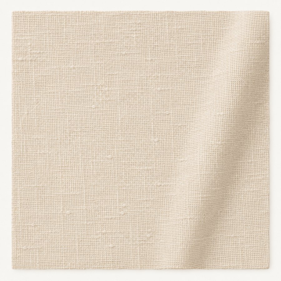 Cream outdoor textile sample.