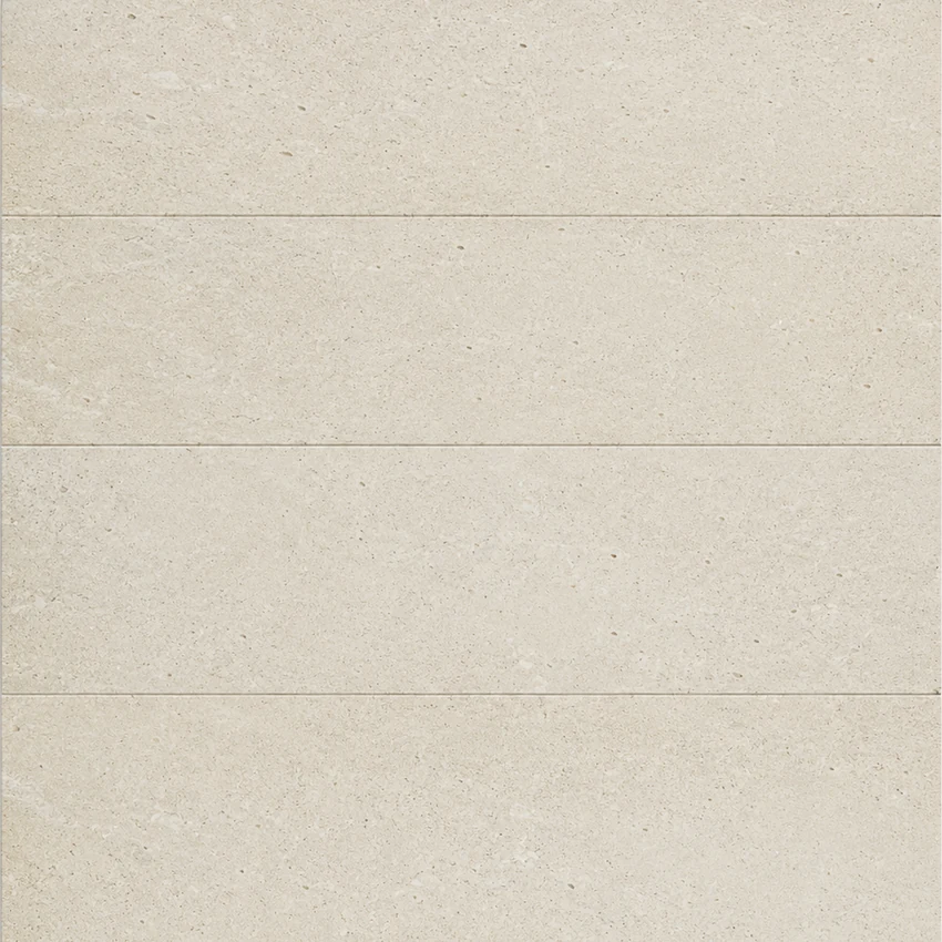 Pale mineral facade